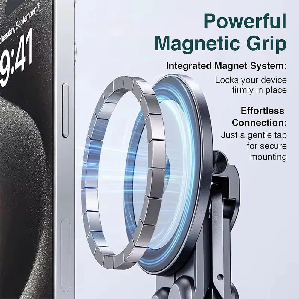 NutmegBear™ 360° Foldable Magnetic Phone & Tablet Stand