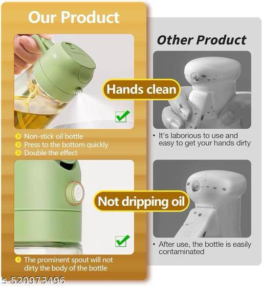 NutmegBear™ 2-in-1 Oil Sprayer & Pourer Bottle