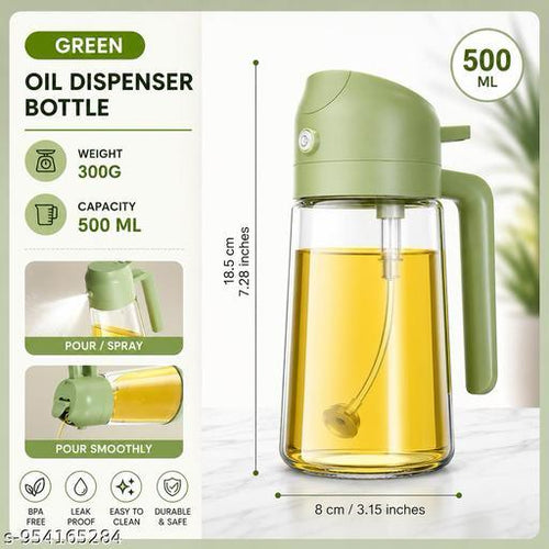NutmegBear™ 2-in-1 Oil Sprayer & Pourer Bottle