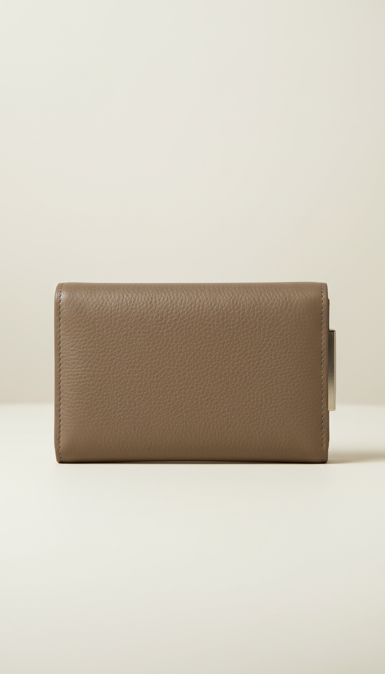 Taupe Clay Wallet with RFID Protection